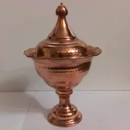 قندان پایه دار سایز 2 طرح ( لاله) نانو شده رنگ ثابت کار صنعتگران زنجانی 