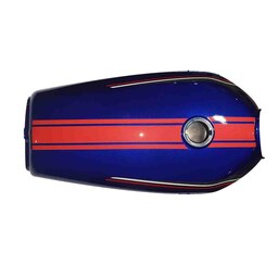 باک موتور سیکلت هوندا میلاد باک رنگ آبی جوهر مدل سوری نوک مدادی طرح اسپرت قرمز