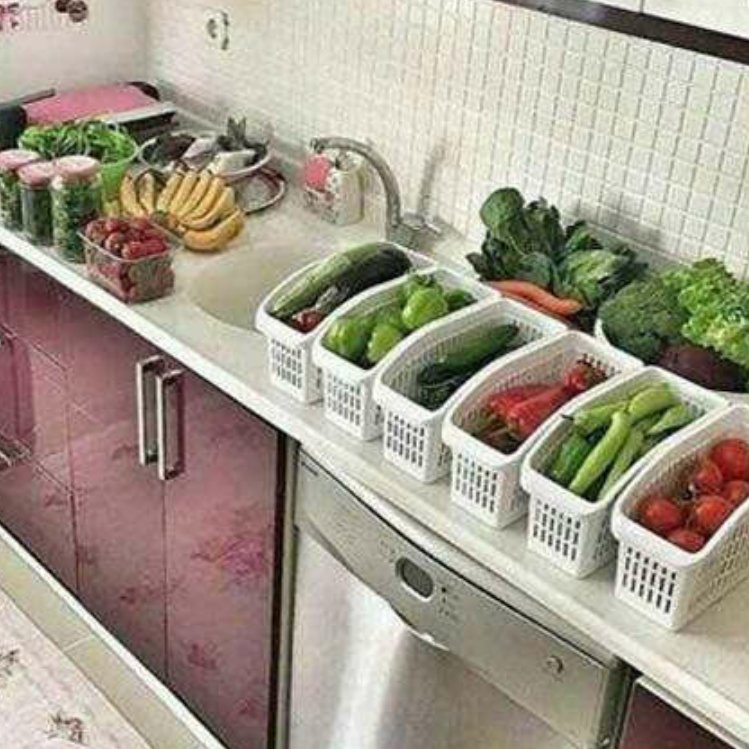 سبد نظم دهنده یخچال سایز 1 (پس کرایه)