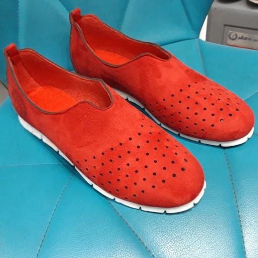 کفش زنانه اسپرت قرمز سایز 38