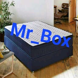 تختخواب تخت خواب باکس ثابت هتلی چوبی سایز  160 بدون تشک