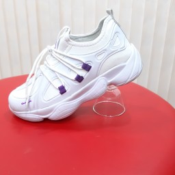 کفش زنانه و دخترانه راحتی و پیاده روی  سفید سایز37تا40 با ارسال رایگان 