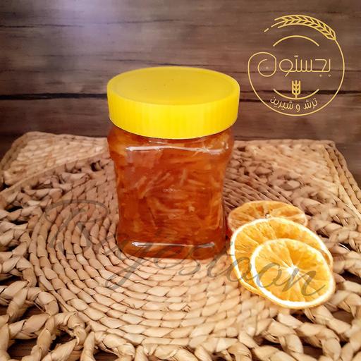 مربای پوست پرتقال ،یک مربای خانگی فاقد مواد نگهدارنده چاشنی شیرین کنار دمنوش و چای 