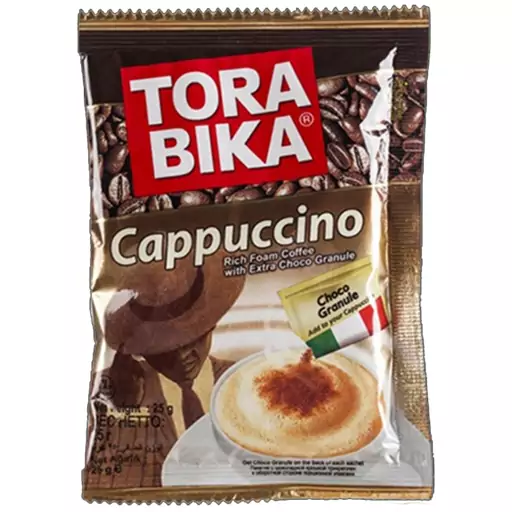 ترابیکا کاپوچینو  Tora Bika اصلی بسته 20 عددی