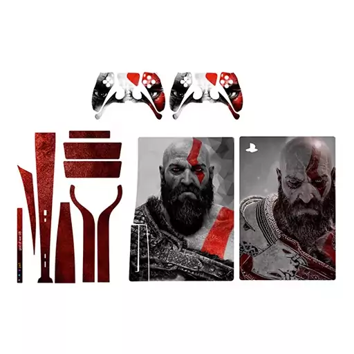 اسکین(برچسب)Playstation 5-طرح GOD OF WAR-مدل استاندارد-کد78-سفارشی