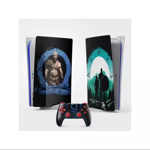 اسکین(برچسب)Playstation 5-طرح GOD OF WAR-مدل استاندارد-کد47-سفارشی