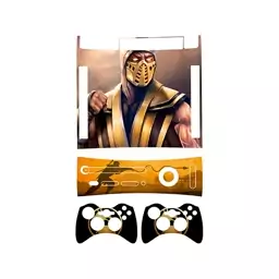 اسکین(برچسب)Xbox 360 آرکید -طرح mortal kombat-مدل آرکید-کد103-سفارشی