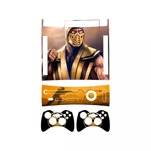 اسکین(برچسب)Xbox 360 آرکید -طرح mortal kombat-مدل آرکید-کد103-سفارشی