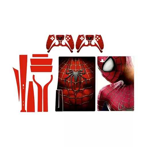 اسکین(برچسب)Playstation 5-طرح Spiderman-مدل استاندارد-کد5-سفارشی