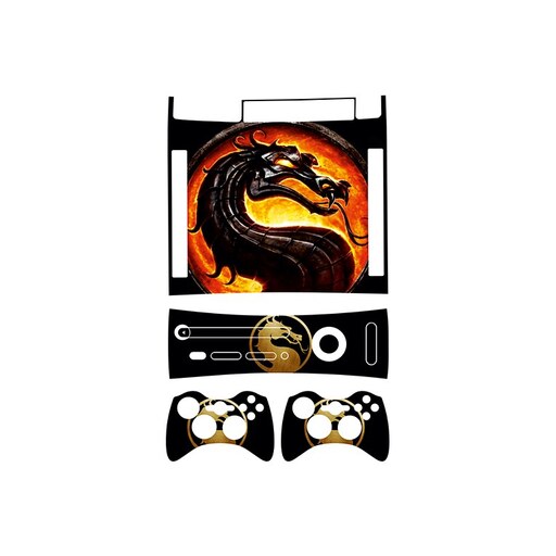 اسکین(برچسب)Xbox 360 آرکید -طرح mortal kombat-مدل آرکید-کد3-سفارشی