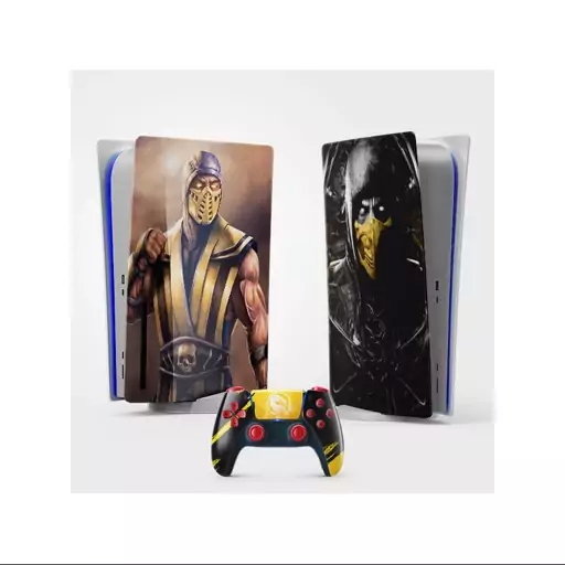 اسکین(برچسب)Playstation 5-طرح Scorpion-مدل استاندارد-کد66-سفارشی