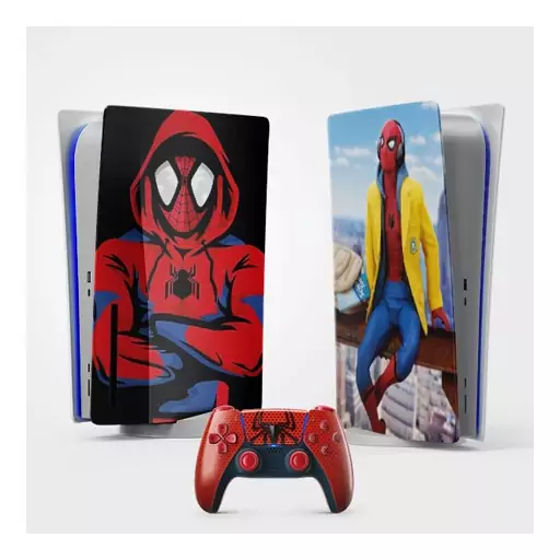 اسکین(برچسب)Playstation 5-طرح Spiderman-مدل استاندارد-کد62-سفارشی