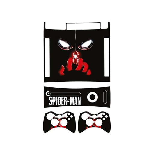 اسکین(برچسب)Xbox 360 آرکید -طرحspider man-مدل آرکید-کد10-سفارشی