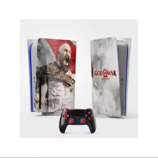 اسکین(برچسب)Playstation 5-طرح GOD OF WAR-مدل استاندارد-کد1-سفارشی