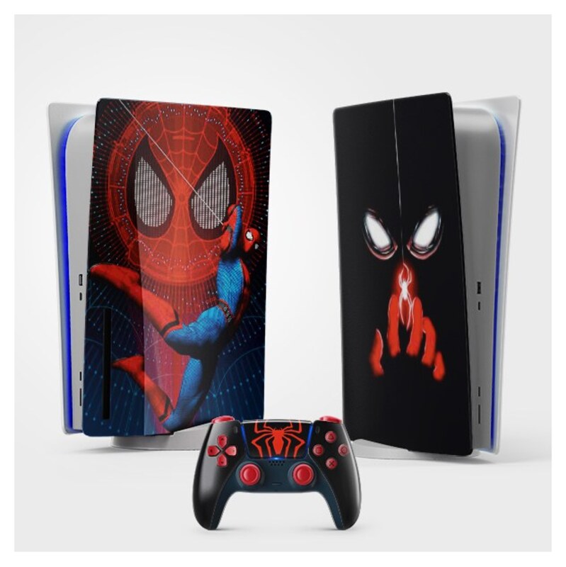 اسکین(برچسب)Playstation 5-طرح Spiderman-مدل استاندارد-کد301-سفارشی