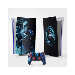 اسکین(برچسب)Playstation 5-طرح Subzero-مدل استاندارد-کد34-سفارشی