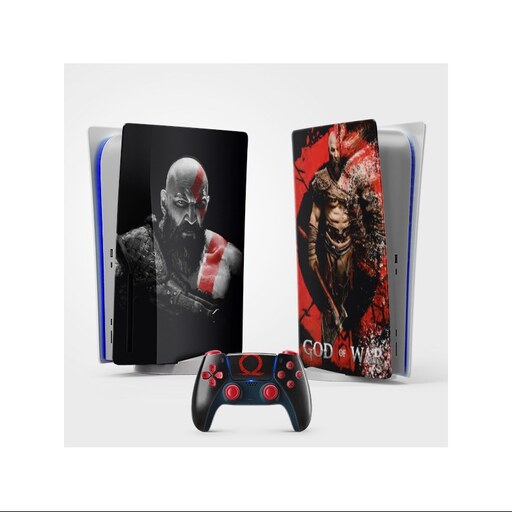 اسکین(برچسب)Playstation 5-طرح GOD OF WAR-مدل استاندارد-کد54-سفارشی