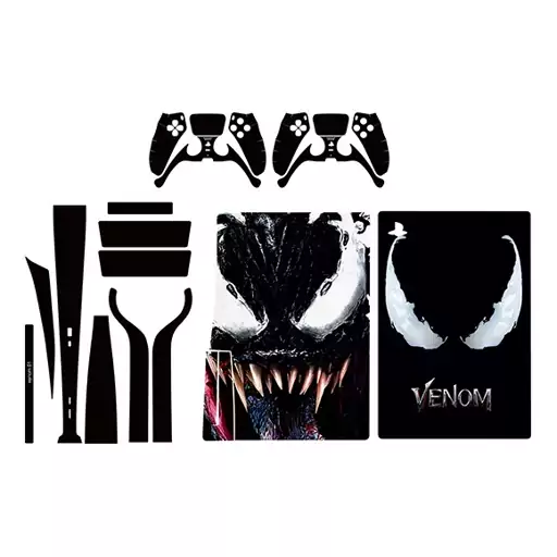 اسکین(برچسب)Playstation 5-طرح Venom-مدل استاندارد-کد041-سفارشی