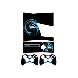 اسکین(برچسب)Xbox 360 اسلیم -طرح mortal kombat-مدل اسلیم-کد8-سفارشی