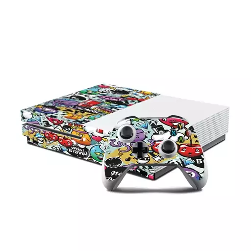 اسکین(برچسب)Xbox one s -طرح Freak-مدل one s-کد1-سفارشی