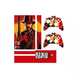 اسکین(برچسب)Xbox one -طرح red dead-مدل one-کد1-سفارشی