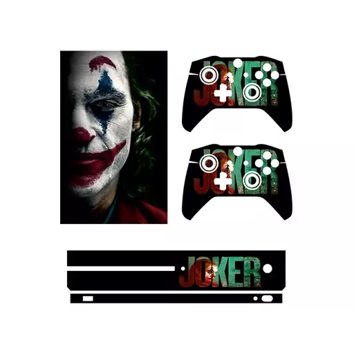 اسکین(برچسب)Xbox one s -طرح joker-مدل one s-کد1-سفارشی