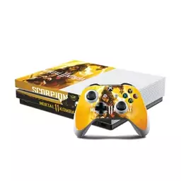 اسکین(برچسب)Xbox one s -طرح mortal kombat-مدل one s-کد2-سفارشی