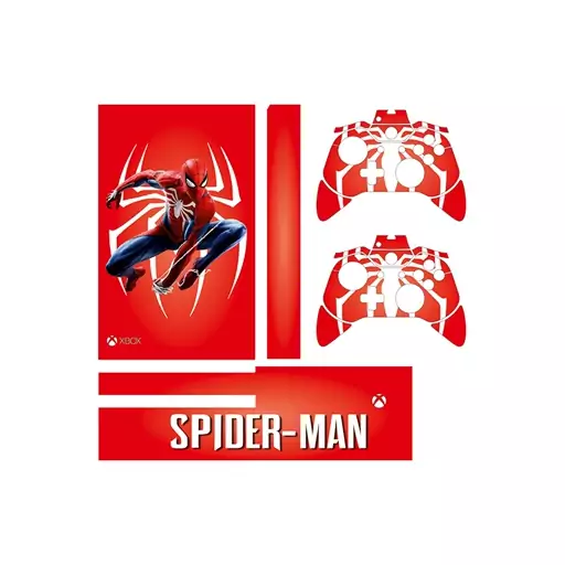 اسکین(برچسب)Xbox one -طرح spider man-مدل one-کد12-سفارشی