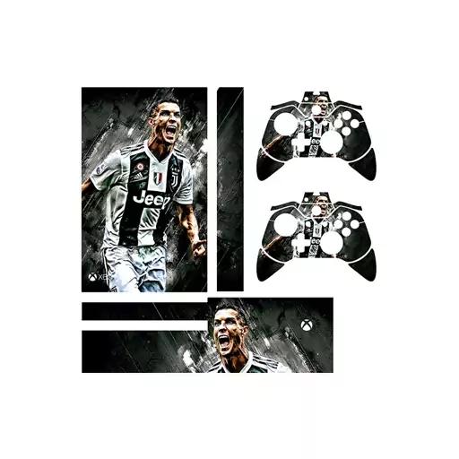 اسکین(برچسب)Xbox one -طرح ronaldo-مدل one-کد61-سفارشی