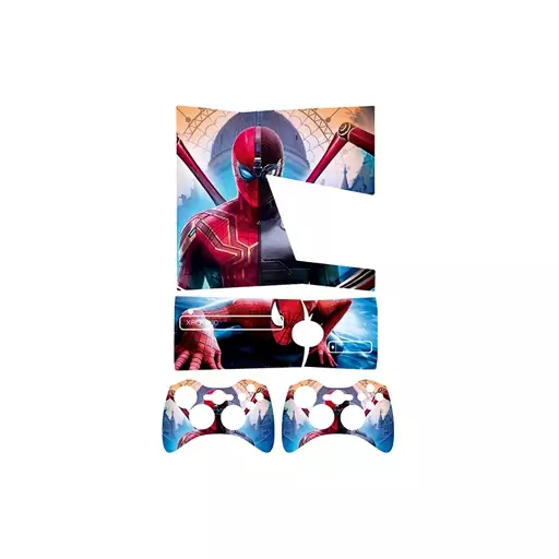 اسکین(برچسب)Xbox 360 اسلیم -طرح spiderman-مدل اسلیم-کد1-سفارشی