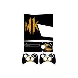 اسکین(برچسب)Xbox 360 اسلیم -طرح mortal kombat-مدل اسلیم-کد10-سفارشی