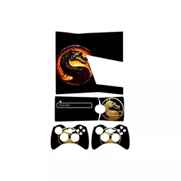 اسکین(برچسب)Xbox 360 اسلیم -طرح mortal kombat-مدل اسلیم-کد3-سفارشی