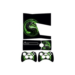 اسکین(برچسب)Xbox 360 اسلیم -طرح mortal kombat-مدل اسلیم-کد7-سفارشی