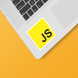 استکیر(برچسب) لپتاپ-طرح  زبان برنامه نویسی JavaScript-کد1-سفارشی