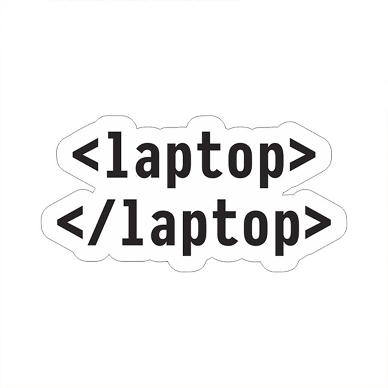استکیر(برچسب) لپتاپ-طرح برنامه نویسی-کد706-سفارشی