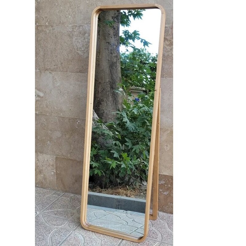 آینه ایستاده چوبی طرح مستطیل 