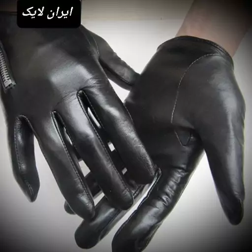 دستکش چرم زنانه دستکش اسپرت چرم زنانه دستکش چرم مشکی زنانه