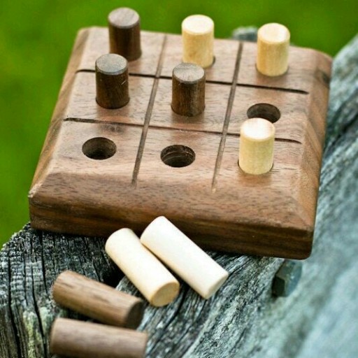 بازی دوز چوبی