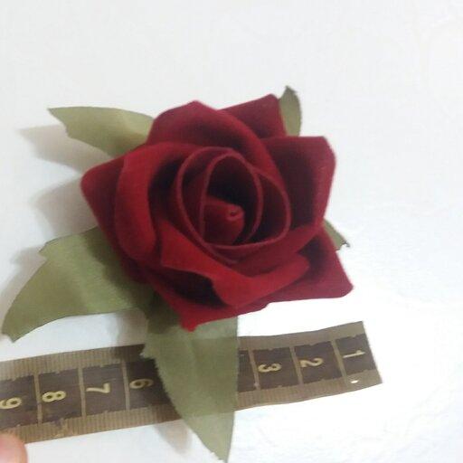 گل رز(بسته60تایی دونه ای 7000)گل رز مخمل با کیفیت گل مصنوعی(عمده)