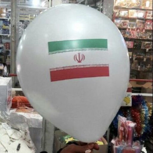 بسته 100 عددی بادکنک با چاپ پرچم ایران