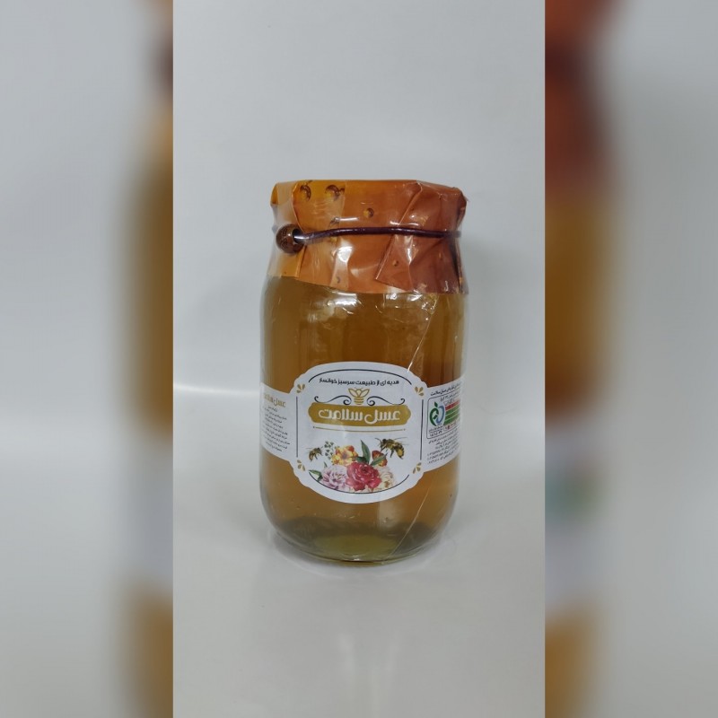 عسل سلامت طبیعی 650 گرمی بی موم