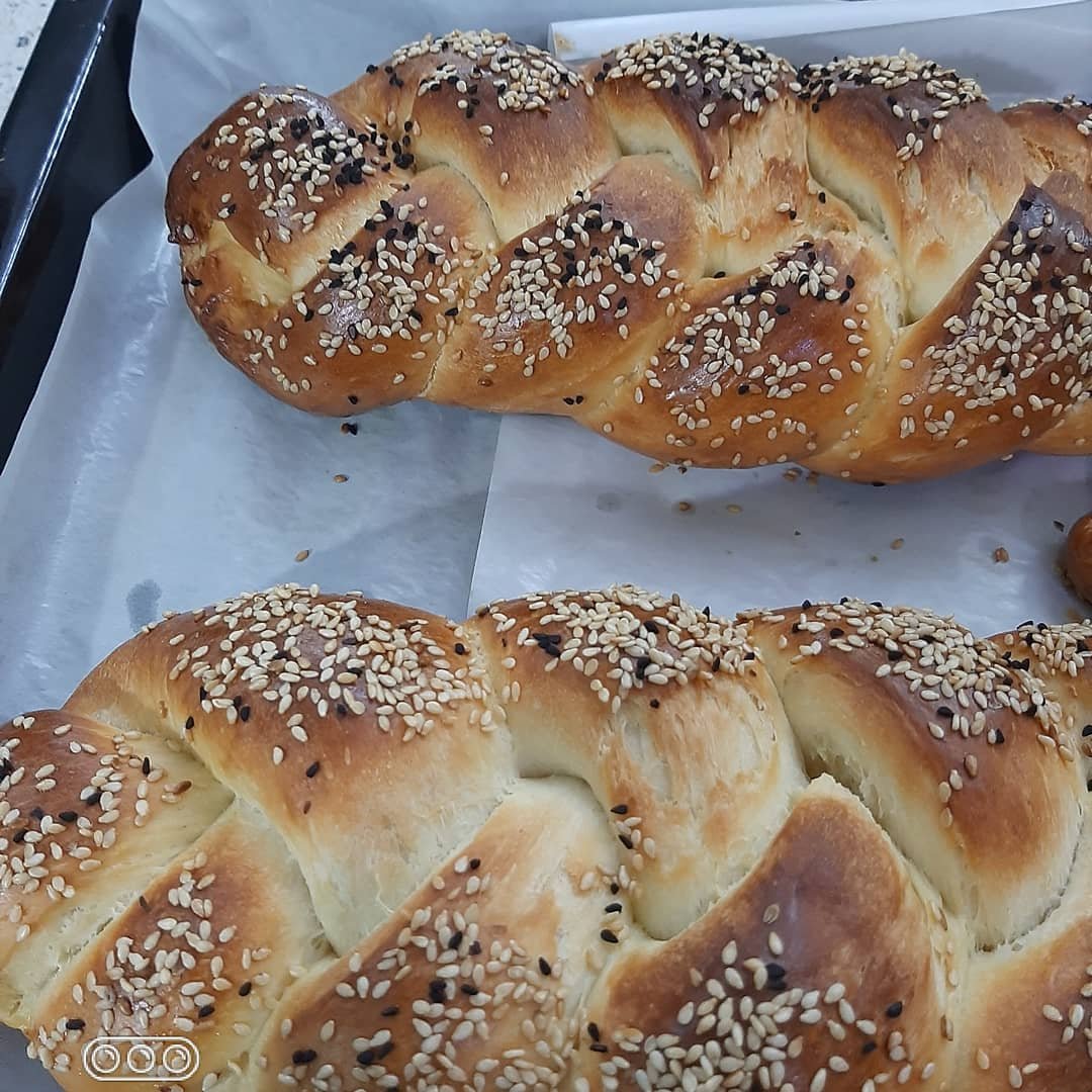 نان شیر مال شکلاتی ودارچینی 