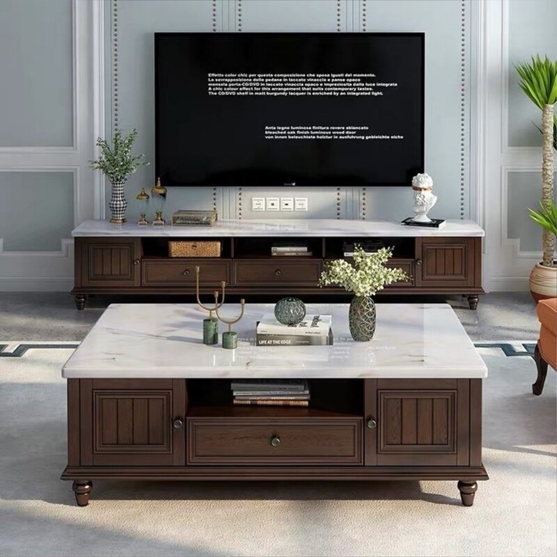 میز تلویزیون و جلومبلی ست با قابلیت تغییر رنگ و ابعاد 