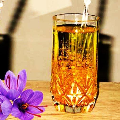 شربت زعفران غلیظ و ویژه با کلاله زعفران ،تضمین کیفیت و اصالت محصول و منحصر به فرد 