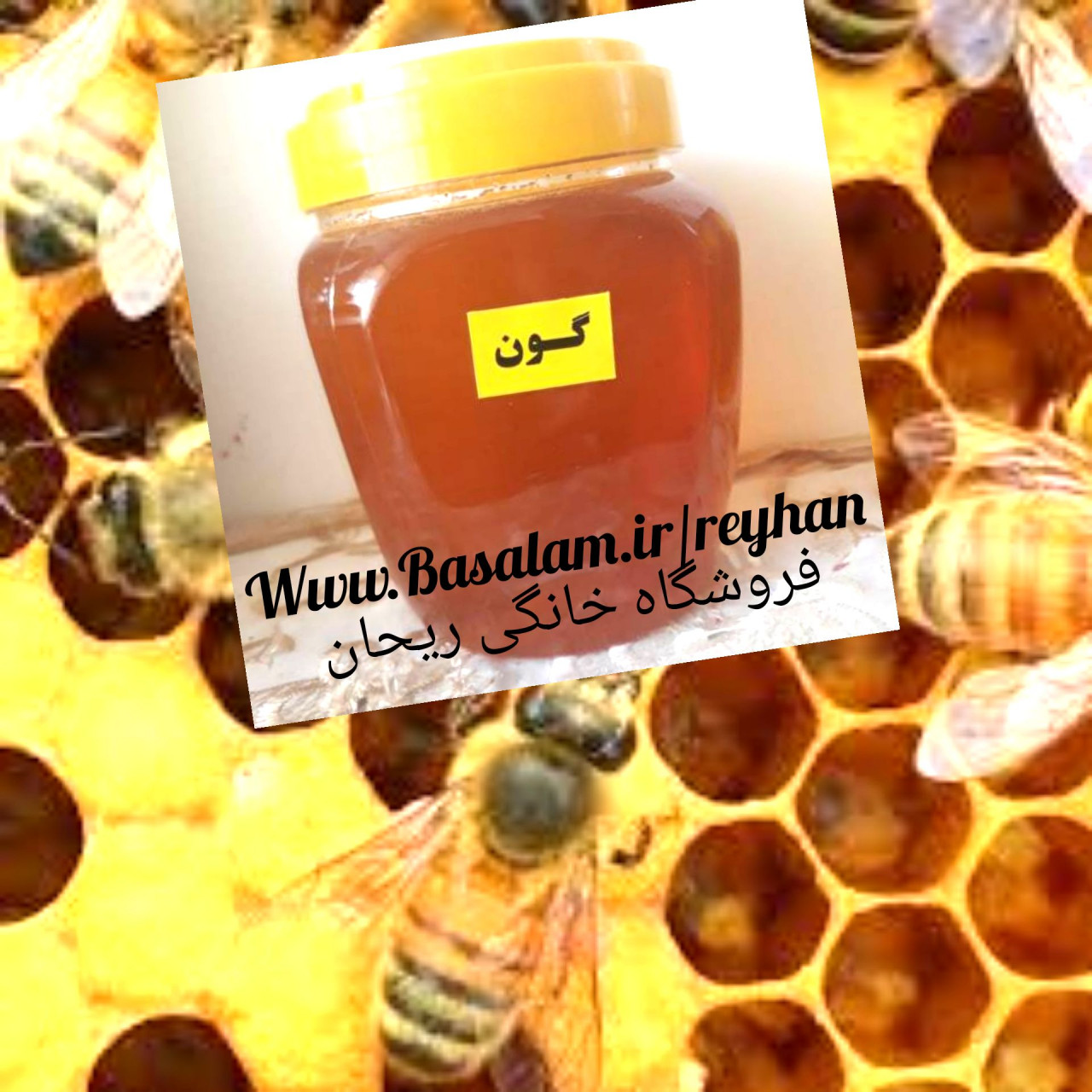 عسل گون ریحان 1000گرمی تخفیف ویژه