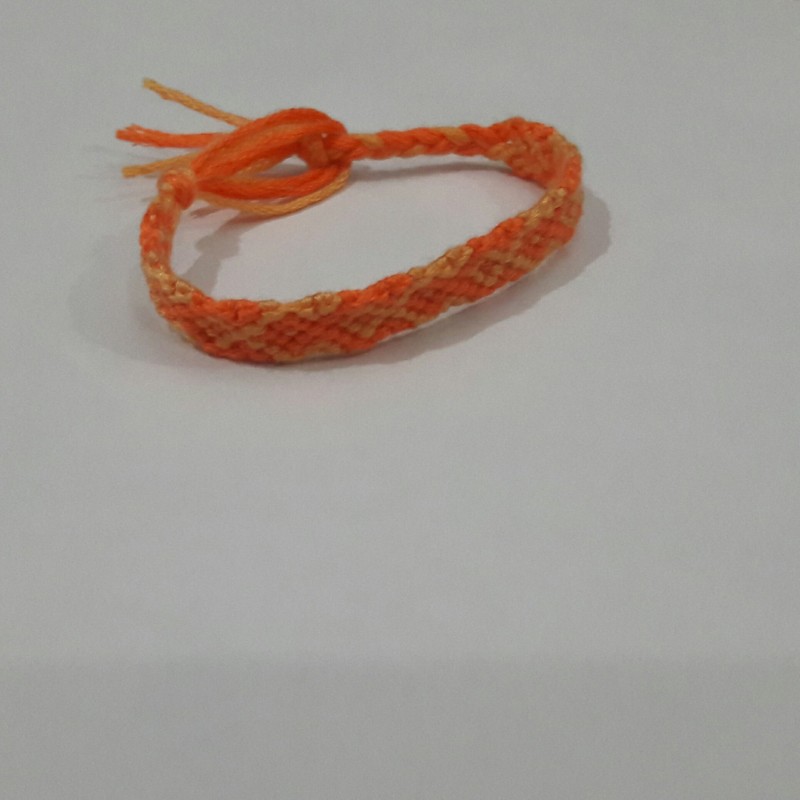 دستبند کوبلن صنوبرک نارنجی