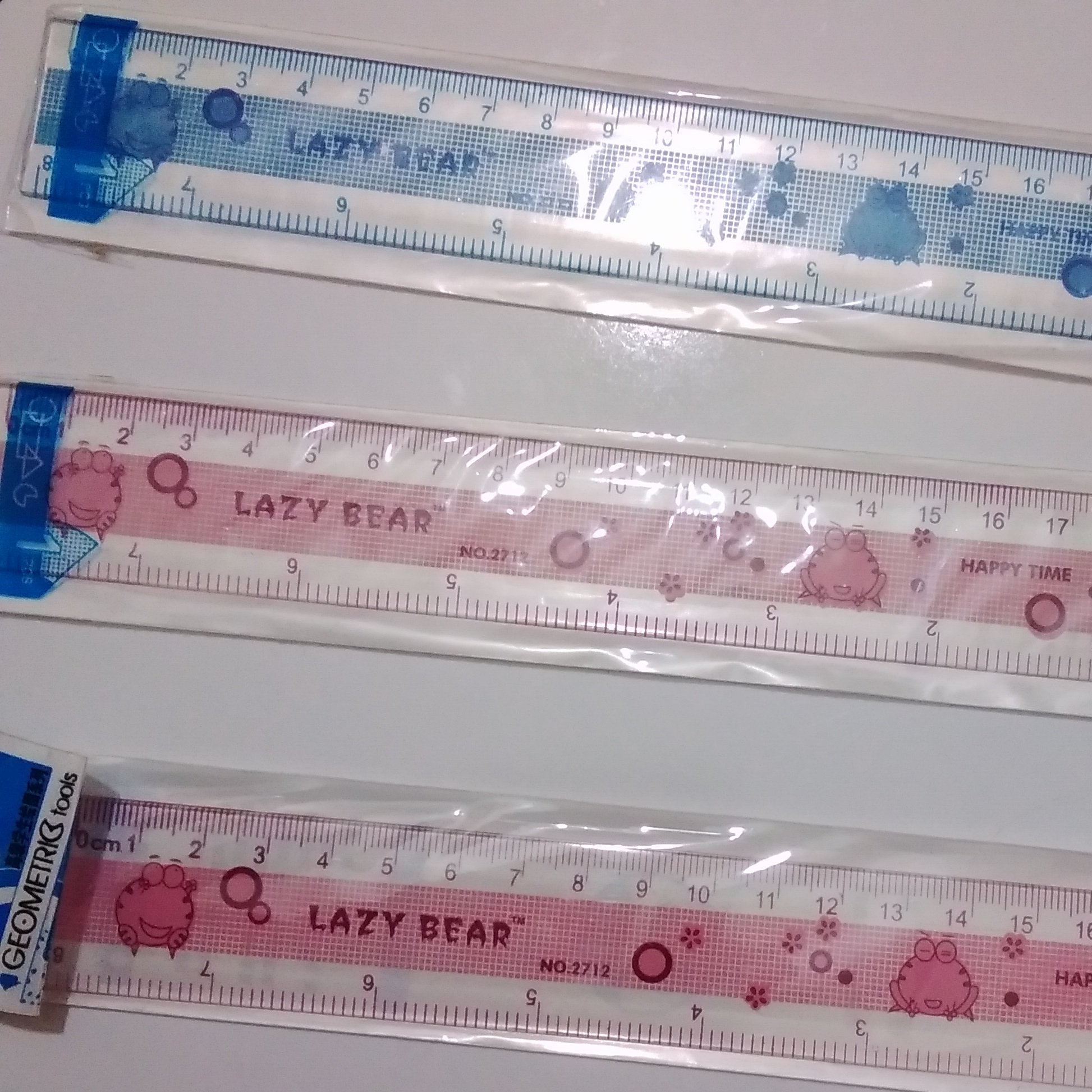 خط کش 20سانتی ژله ای  جنس درجه یک 