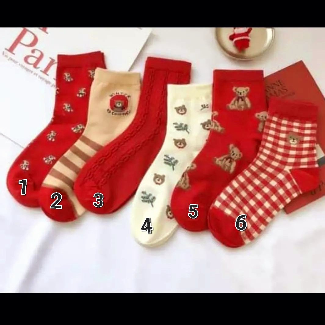 جوراب طرح خرسی j124 