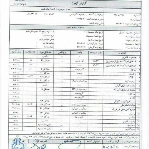 عسل بهارنارنج نگین دانه(یک کیلویی)