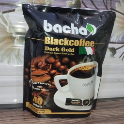 قهوه فوری باچاد 40 عددی دارک گلد Bachad black coffee